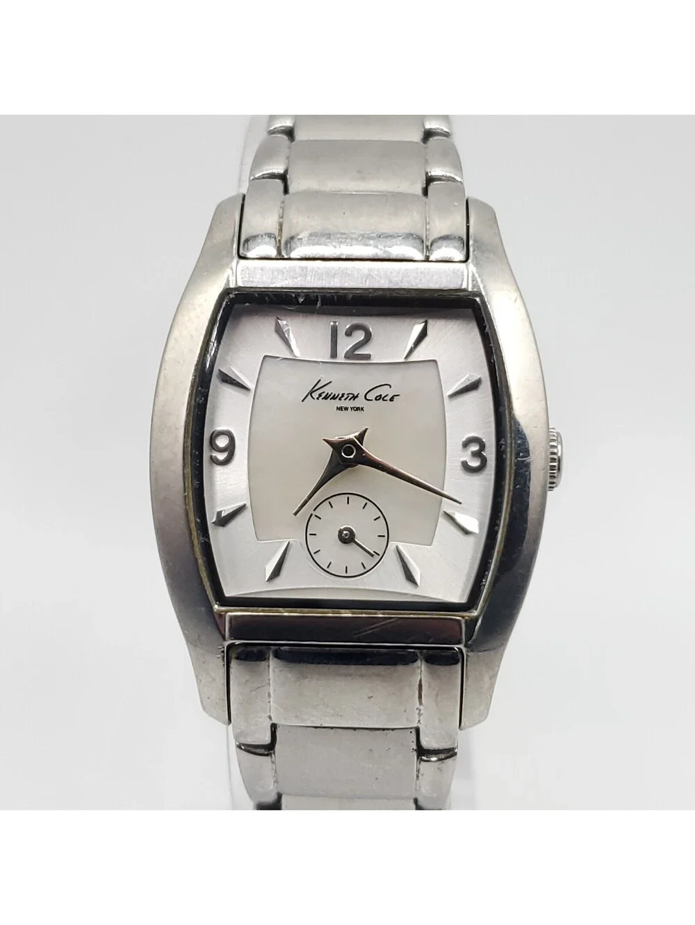 Kenneth Cole Reaction Watch Women 24mm KC4497  MOP Second Dial New Battery